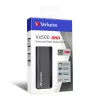 Verbatim Vx500 ārējais SSD disks USB 3.1 Gen 2 120GB, sudraba krāsa