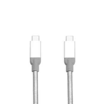Verbatim USB-C uz USB-C nerūsējošā tērauda Sync & Charge kabelis USB 3.1 GEN 2 30 cm