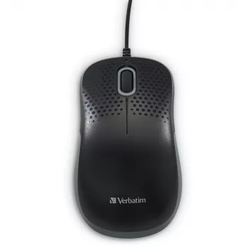 Verbatim 49024 klusā optiskā pele, labā roka, USB-A, 1000 DPI