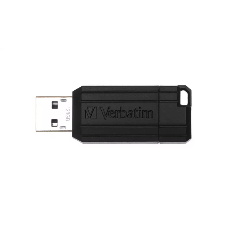 Verbatim PinStripe USB zibatmiņa 128 GB - Melna