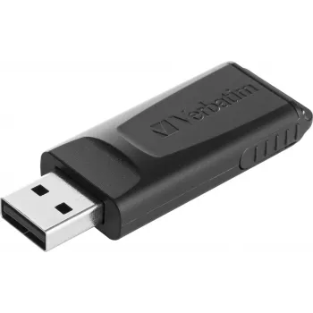 Verbatim Slider USB zibatmiņa 128GB - Melna
