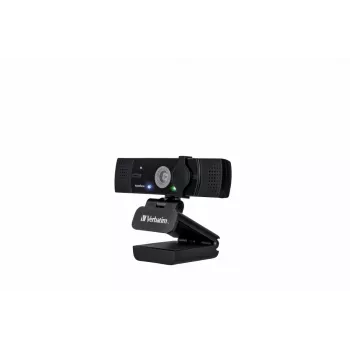 Verbatim 49580 tīmekļkamera 4K Ultra HD, 3840 x 2160 pikseļi, USB 2.0, melna