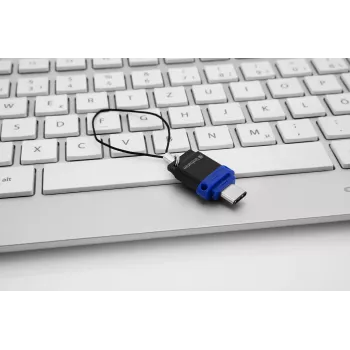 Verbatim Dual USB 3.0 zibatmiņa 64 GB - USB-C / USB-A - Zila