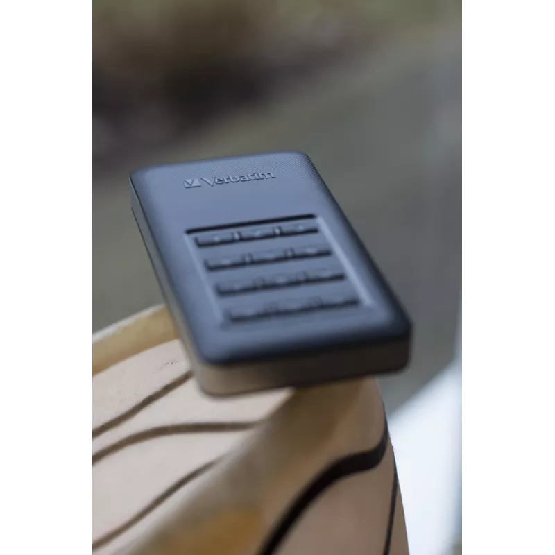 Verbatim Store 'n' Go pārnēsājamais SSD ar taustiņu bloku 256GB