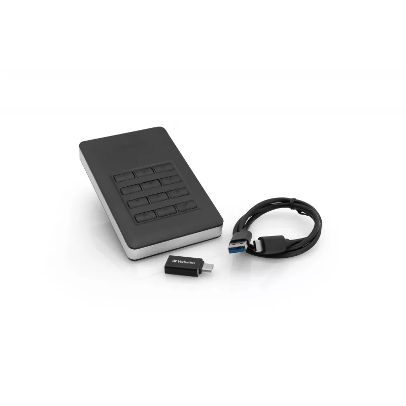 Verbatim Store 'n' Go Secure Portable HDD ar ciparu kodu 2TB