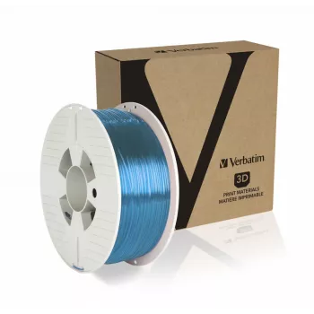 Verbatim 55056 3D drukas materiāls PETG, Zils, Caurspīdīgs, 1 kg