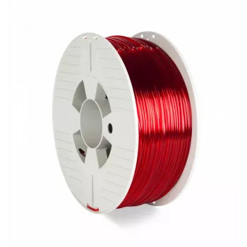 Verbatim 55062 3D drukas materiāls PETG, sarkans, caurspīdīgs, 1 kg