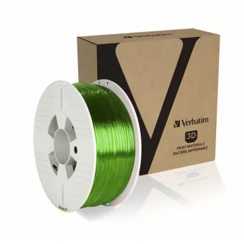 Verbatim 55065 3D drukas materiāls PETG Zaļš, Caurspīdīgs 1 kg