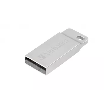 USB zibatmiņa VERBATIM Metal Executive 16 GB, USB 2.0 Type-A, sudraba, bez vāciņa