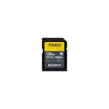 Sony SF-M128T SDXC atmiņas karte 128 GB UHS-II U3 V30 Class 10 — 277/150 MB/s, triecienizturīga, ūdensizturīga