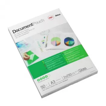 GBC Laminēšanas kabatiņa A3 75 mikroni, spīdīga, caurspīdīga, A3, 303 mm, 0.15 mm, 426 mm