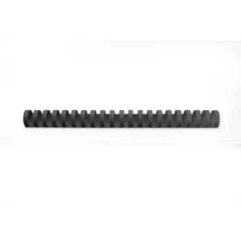 GBC CombBind iesiešanas ķemme 16mm A4 21R, Melna, 145 lapas, PVC