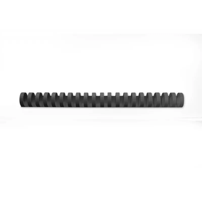 GBC CombBind iesiešanas ķemme 16mm A4 21R, Melna, 145 lapas, PVC