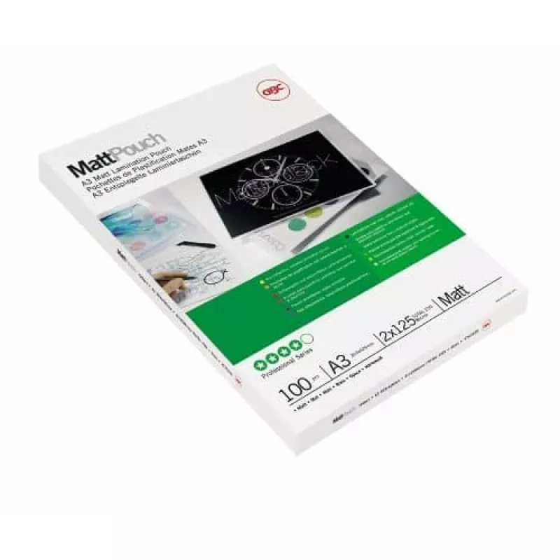 GBC Laminēšanas kabatiņa A3 Matēta 125 Mikroni