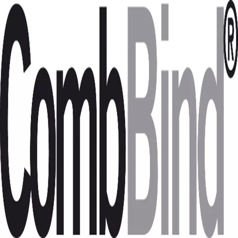 GBC CombBind iesiešanas ķemme 6mm A4 21R, Melna, 25 lapas, PVC