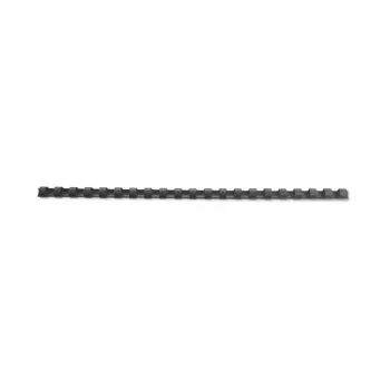 GBC CombBind iesiešanas ķemme 12mm A4 21R, melna, 95 lapas