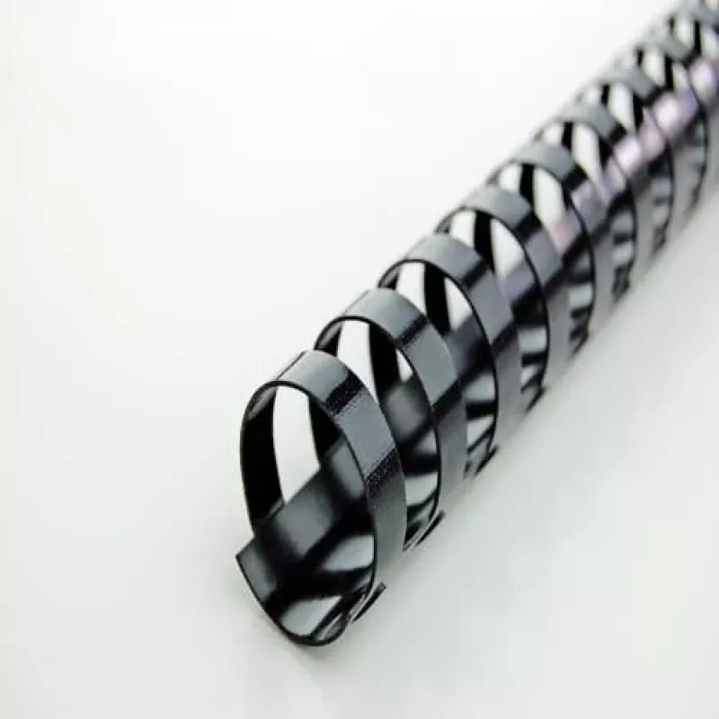 GBC CombBind iesiešanas ķemme 12mm A4 21R, melna, 95 lapas