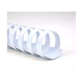 GBC CombBind iesiešanas ķemme 6mm A4 21R, balta, 25 lapām, PVC