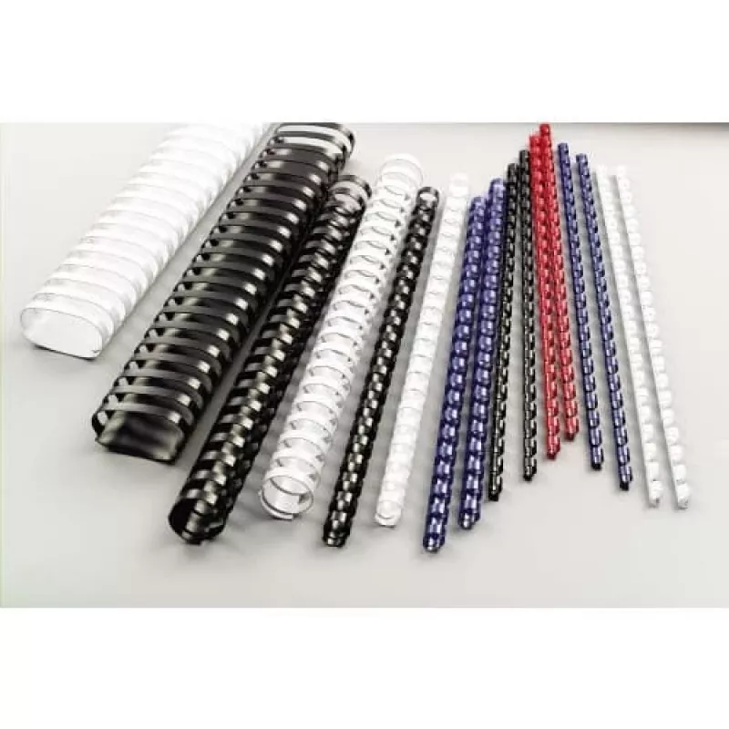 GBC CombBind iesiešanas ķemme 12mm A4 21R, zila, 95 lapas, PVC, 100 gab.