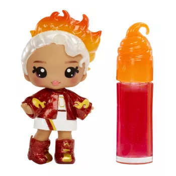 MGA Entertainment Yummiland Lip Gloss Doll Series 2 – Cinnamon Spice (Amber Cinnamon)