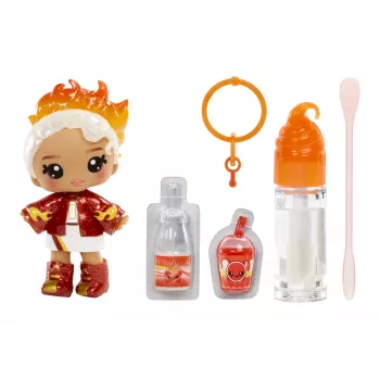 MGA Entertainment Yummiland Lip Gloss Doll Series 2 – Cinnamon Spice (Amber Cinnamon)