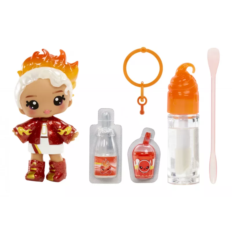 MGA Entertainment Yummiland Lip Gloss Doll Series 2 – Cinnamon Spice (Amber Cinnamon)