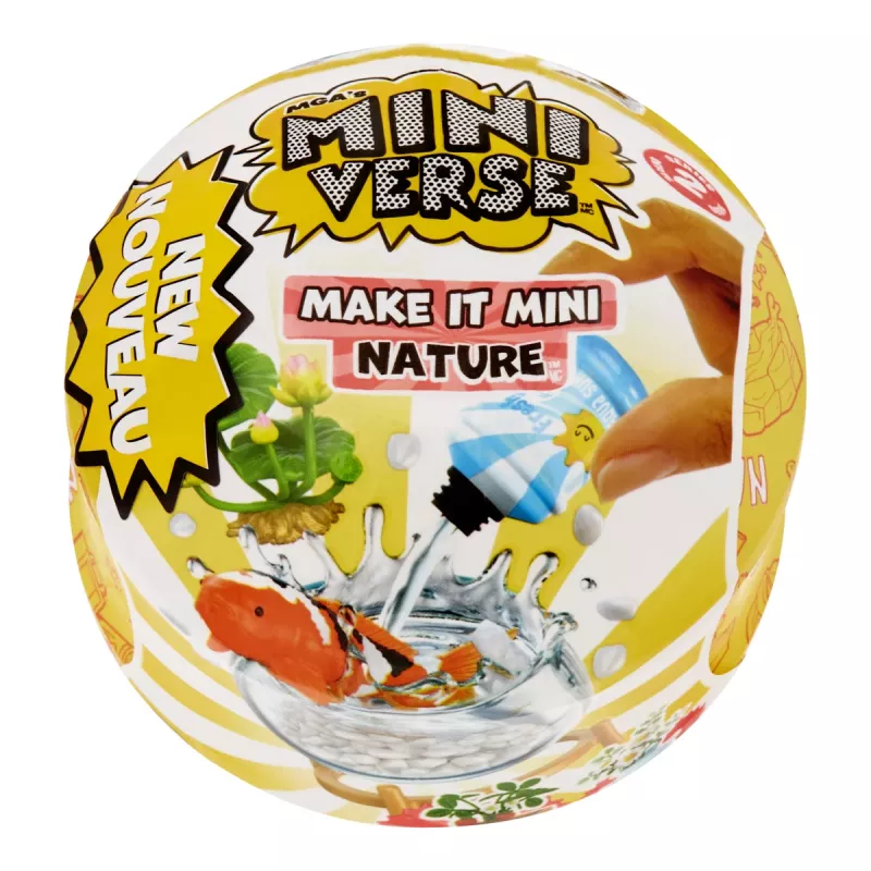 Miniverse MGA's - Make It Mini Nature Series 2 PDQ, 8 gadi, Daudzkrāsains, Plastmasa