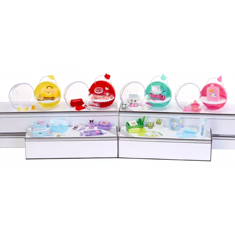 Miniverse Make It Mini Hello Kitty un Draugi 3. sērija, 8 gadi, Hello Kitty, Daudzkrāsains, Plastmasa, Sveķi