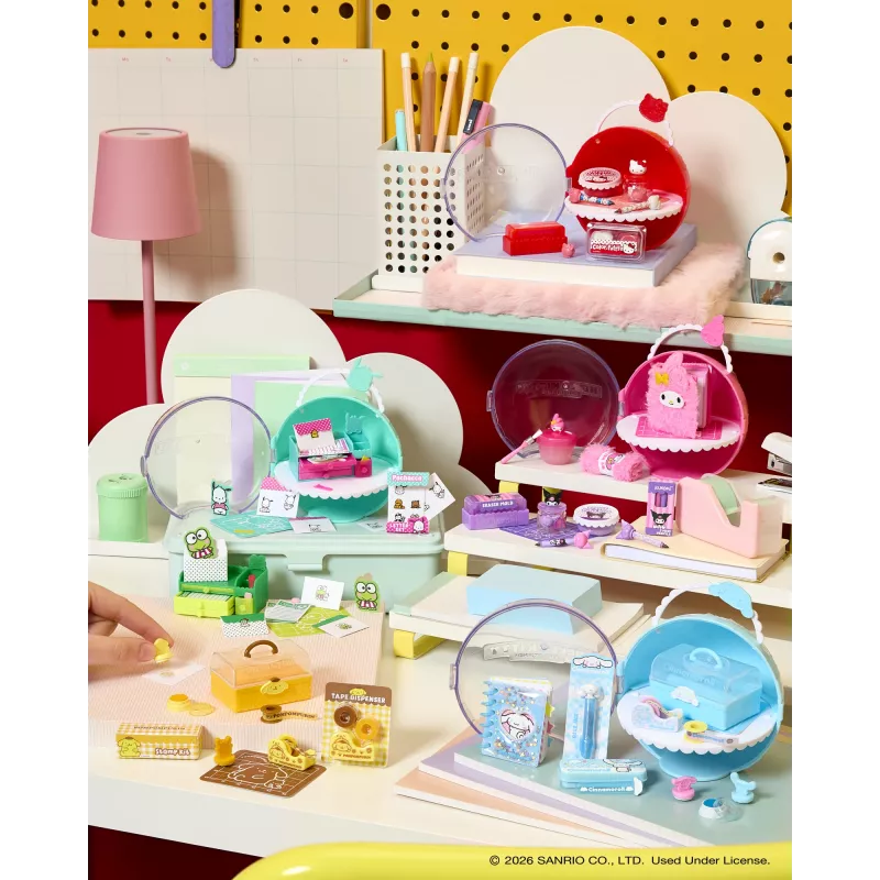 Miniverse Make It Mini Hello Kitty un Draugi 3. sērija, 8 gadi, Hello Kitty, Daudzkrāsains, Plastmasa, Sveķi