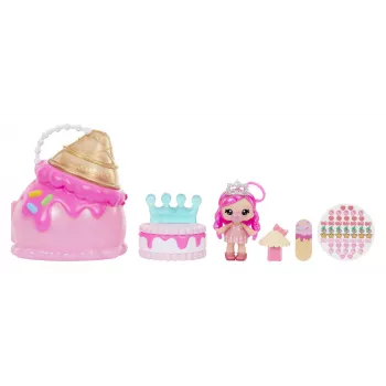 MGA Entertainment Yummiland Skaistumkopšanas Somiņas Komplekts + Lūpu Spīduma Leļļu - Saldējuma Skaistumkopšanas Somiņa