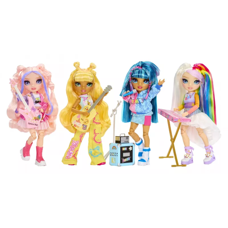 Rainbow High Jr High Rokgrupa Modes Leļļu Amaya