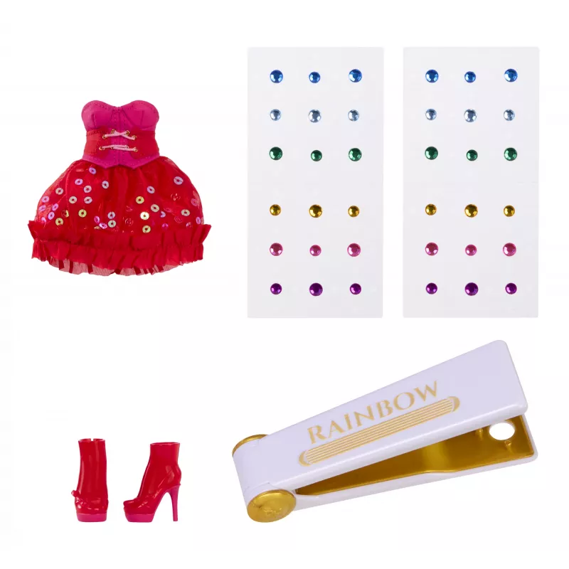 Rainbow High Be Dazzling modes lelle - Vivienne Rouge (sarkana)