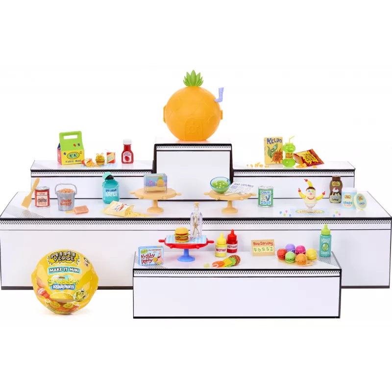 Miniverse Make It Mini SpongeBob SquarePants, 8 gadi, Daudzkrāsains