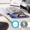 Fellowes Memory Foam plaukstu paliktnis tastatūrai, safīra krāsā (9178401)