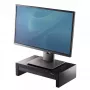 Fellowes Designer Suites monitora statīvs ar 3 augstuma regulējumiem un glabāšanas paplāti - melns/pearl
