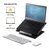 Fellowes Designer Suites Laptop Pacēlājs, Melns, Plastmasa, 43.2 cm (17 collas)