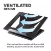 Fellowes Designer Suites Laptop Pacēlājs, Melns, Plastmasa, 43.2 cm (17 collas)