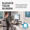 Fellowes Premium Monitor Pacēlājs Grafīts, Brīvi stāvošs, 36 kg, 53.3 cm (21 inch), Augstuma regulēšana, Grafīts