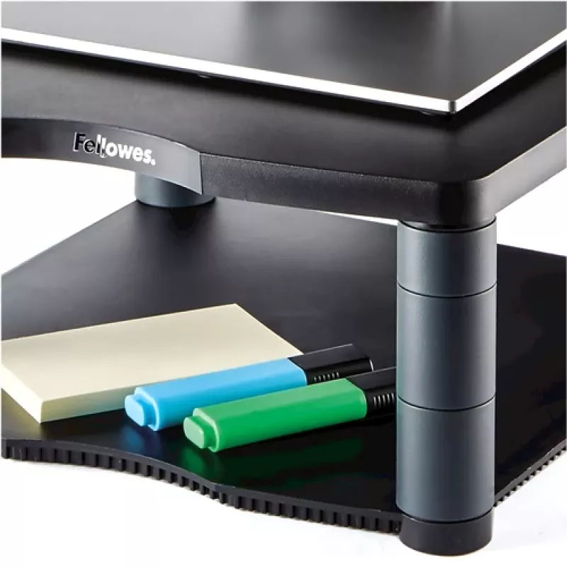 Fellowes Premium Monitor Pacēlājs Grafīts, Brīvi stāvošs, 36 kg, 53.3 cm (21 inch), Augstuma regulēšana, Grafīts