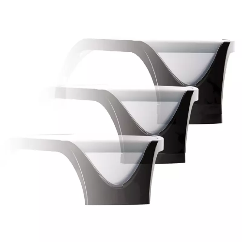 Fellowes datora monitora statīvs ar 3 augstuma regulējumiem - Smart Suites monitora pacēlājs - Ergonomisks regulējams monitora statīvs datoriem - Maks. svars 10 kg / Maks. izmērs 21 collas - Melns