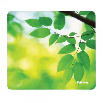 Fellowes Earth Series Peles paliktnis Leaves, Zaļš, Attēls, Plastmasa, Gumija, Neslīdoša pamatne