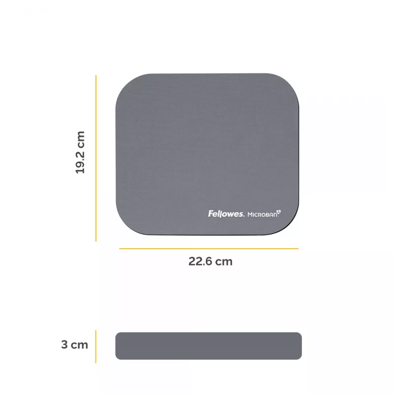 Fellowes 5934005 pelēkdators paliktnis Sudraba