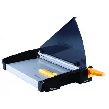 Papīra griezējs Fellowes Plasma A3/180 — griešanas garums 46 cm, ietilpība 40 lapas, grafīts/sudrabs/dzeltens