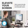 Fellowes Smart Suites Monitor Riser Plus - regulējams monitora statīvs ar 3 augstuma pozīcijām, melns
