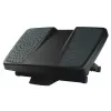 Fellowes Professional Series kāju balsts - regulējams augstums, masāžas virsma, melns