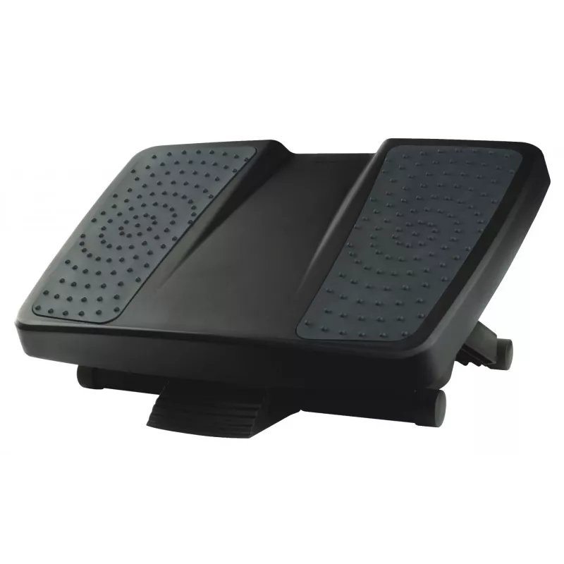Fellowes Professional Series kāju balsts - regulējams augstums, masāžas virsma, melns