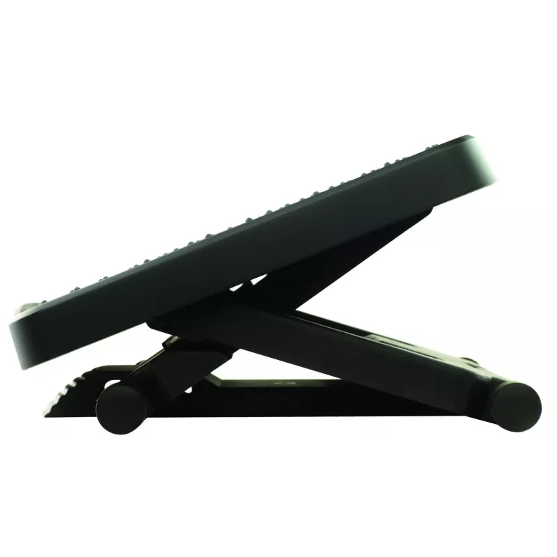 Fellowes Professional Series kāju balsts - regulējams augstums, masāžas virsma, melns