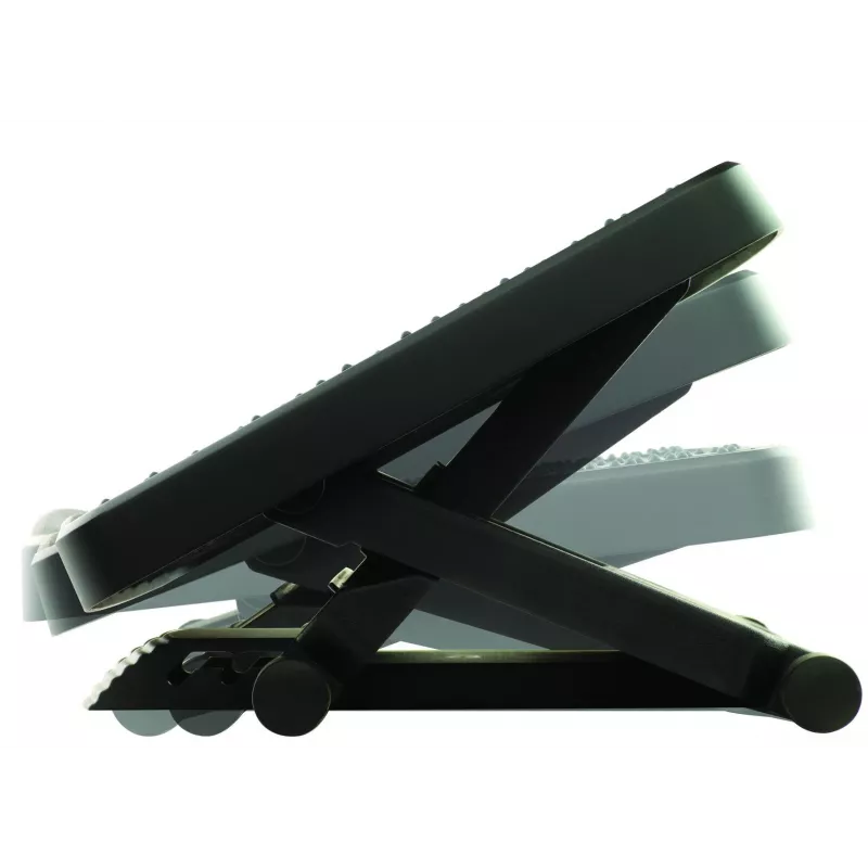 Fellowes Professional Series kāju balsts - regulējams augstums, masāžas virsma, melns