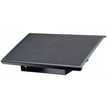 Fellowes Professional Series kāju balsts zem galda - ergonomisks kāju balsts ar 3 augstuma regulējumiem un neslīdošu virsmu - melns