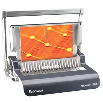 Fellowes Quasar+ 500 manuālais iesējējs, 500 lapas, ogle, pelēks